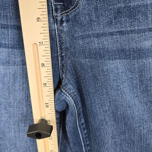 Laurie Felt Women's Blue Daisy Denim Crop Jeans Size 00P - Picture 11 of 13